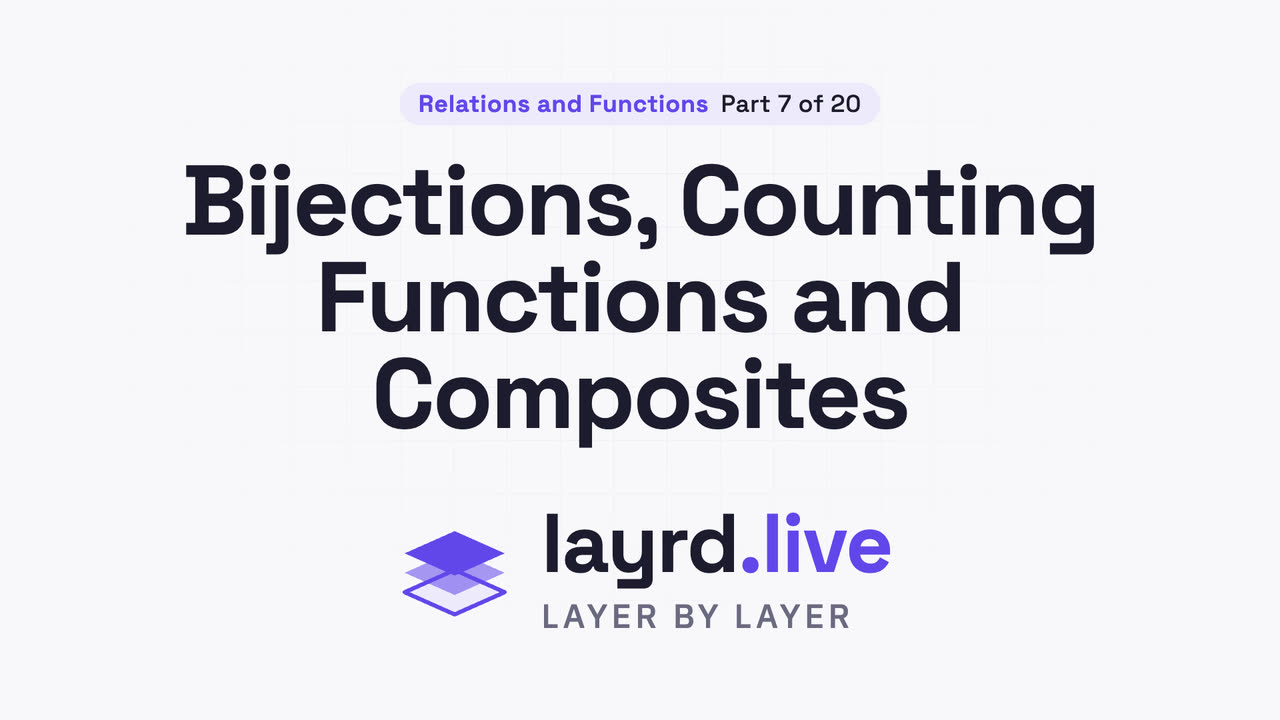 Bijections, Counting Functions and Composites