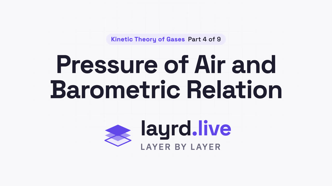Pressure of Air and Barometric Relation